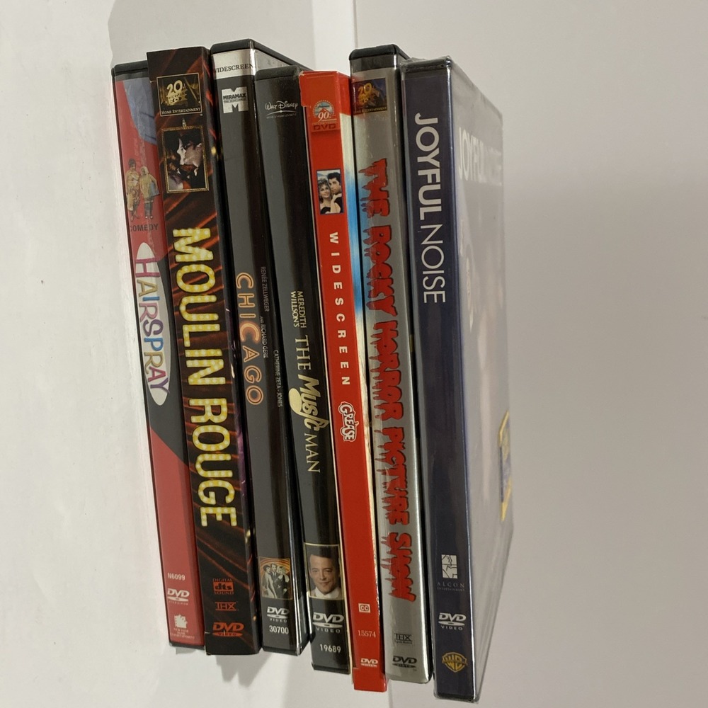 Lot Of 7 DVD Movies (Comedy, Musical, Drama,‎ Western)